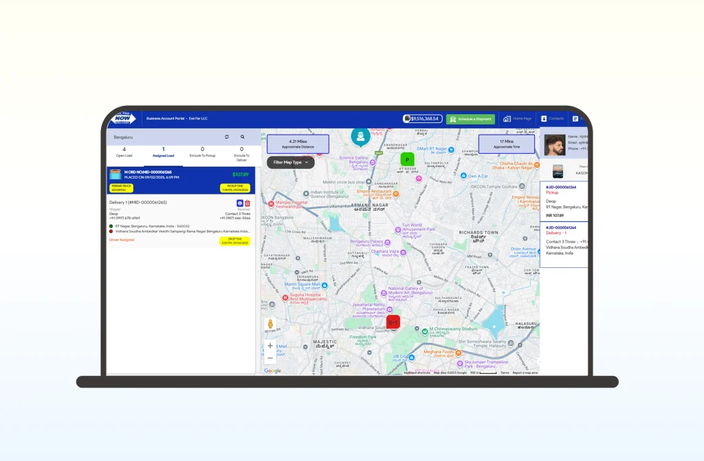 On-demand delivery services