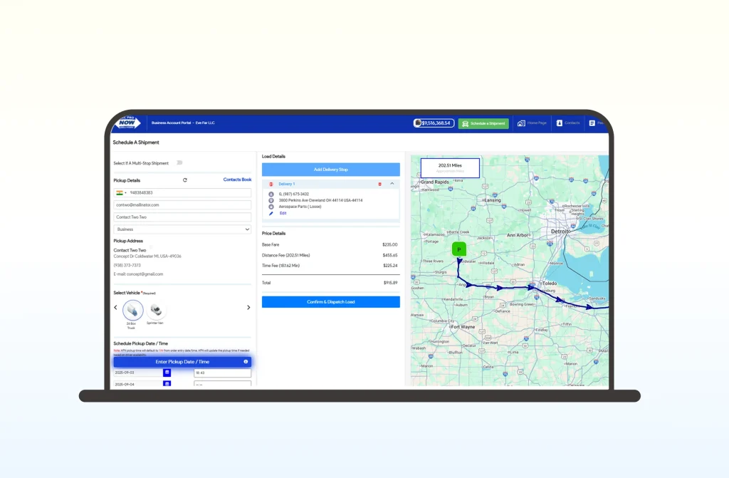 On-demand delivery services